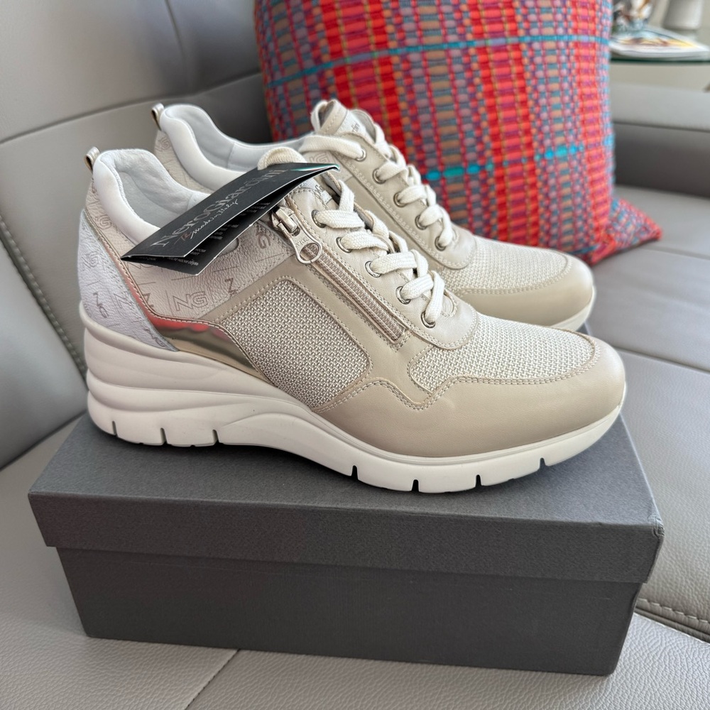 Brand New Nero Giardini Women's Platform  Sneakers - NWT - US 10 EU 41